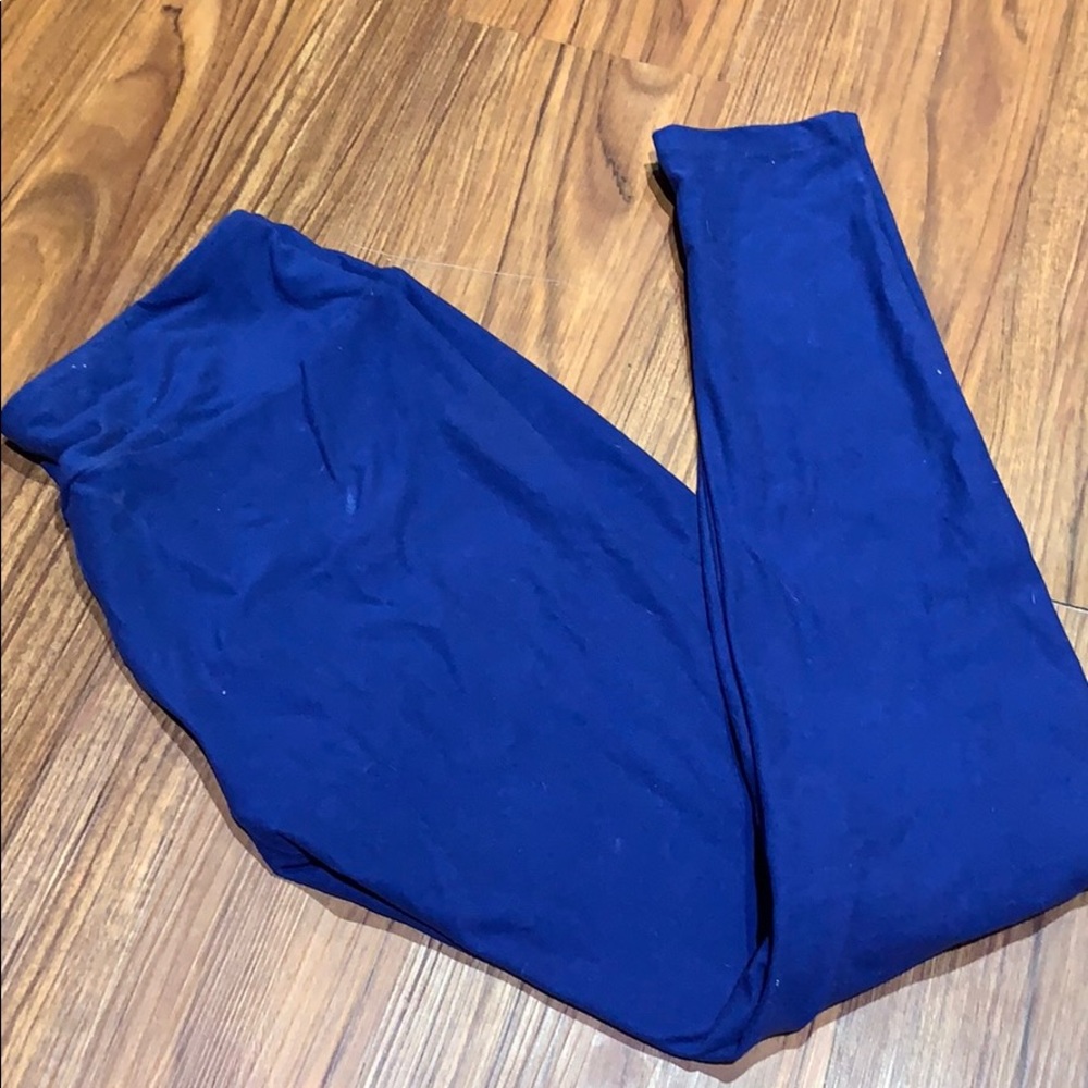 Solid Blue Lularoe leggings